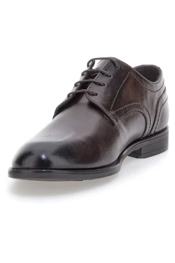 Scarpe stringate marroni vera pelle Pittarello class 300