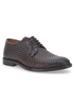 Scarpe Stringate Marroni In Vera Pelle Pittarello Class 2