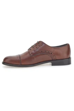 Scarpe Stringate Marroni In Vera Pelle da Uomo Pittarello 7715