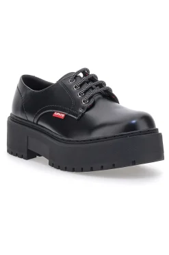 Scarpe stringate nere con platform LEVI'S PRINCE BOLD