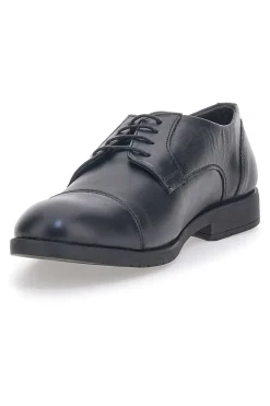 Scarpe Stringate Nere Con Suola In Gomma Max Dillan 205