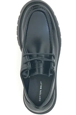 Scarpe Stringate Nere Cotton Belt CBM421P79