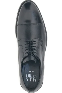 Scarpe Stringate Nere In Vera Pelle Max Dillan 5001