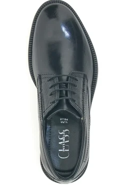 Scarpe Stringate Nere In Vera Pelle Pittarello Class 615