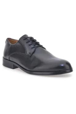 Scarpe Stringate Nere In Vera Pelle Pittarello Class 330