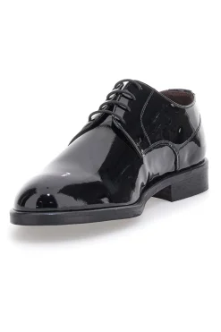 Scarpe stringate Nero in vernice Pittarello class 600