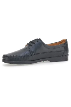 Scarpe Stringate Vera Pelle Nera Sevenoaks 199