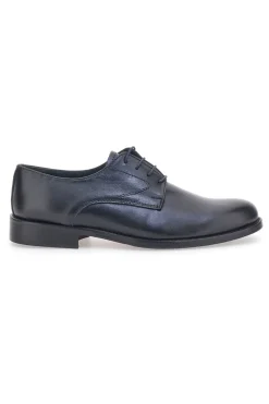 Scarpe Stringate Vera Pelle Nera Pittarello 77201