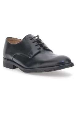 Scarpe Stringate Vera Pelle Nere Pittarello 6051