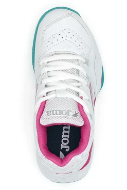 Scarpe tennis padel bianche con dettagli rosa Joma Master 1000 JR 2532