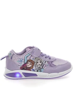 Scarpe viola con luci e strappo Frozen D4310723T10