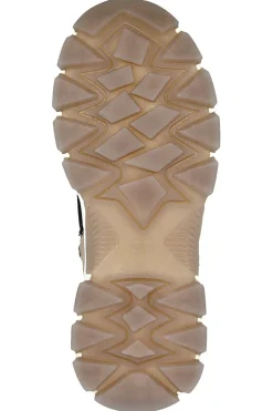 Scarponcini beige con dettagli metallici e pelliccia Bagatt D31952365555