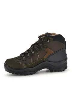 Scarponcini da trekking verde oliva con support system Track down 10694S3