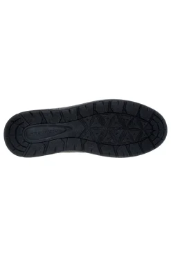 Scarponcini neri impermeabili con memory foam Skechers Garlan Deno