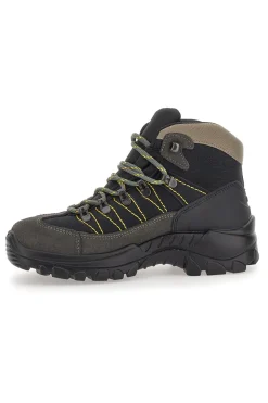 Scarponcino da Trekking Antracite In Pelle Scamosciata Grisport 913342