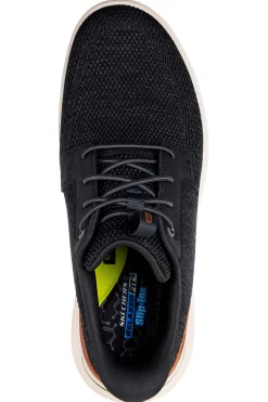 Schwarz Mesh Slip-on Schuhe Skechers Sterling ramone