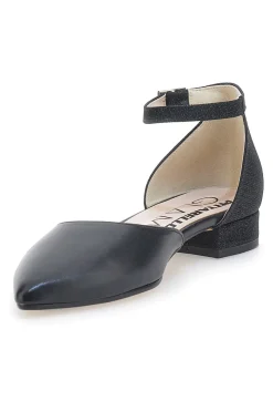 Schwarze Ballerinas mit Fesselriemchen PITTARELLO GLAM 2885