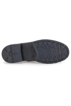 Schwarze Chelsea-Boots mit Reißverschluss und elastischen Einsätzen, Andrea Bruni LK02