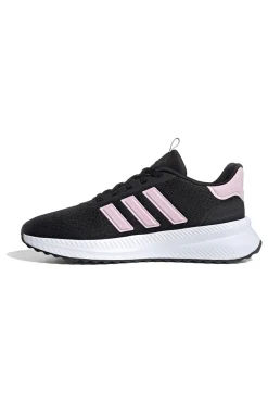 Schwarze Laufschuhe mit rosa Streifen aus atmungsaktivem Mesh Adidas X_PLRPATH