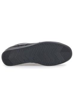 Schwarze Schnürschuhe mit elastischen Schnürsenkeln PLOCADI 22473