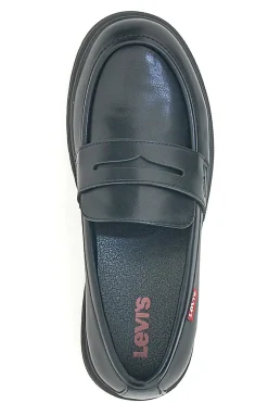 Schwarze Slipper mit Löwenmaul LEVI'S LUCY