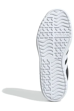 Schwarze Sneakers mit Plateausohle Adidas VL COURT BOLD J