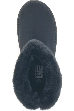 Schwarze Stiefeletten „Love“ PK1643A von Pittarello mit Pelzbesatz
