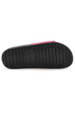 Schwarze und fuchsiafarbene Badelatschen mit Levi's-Logo VPOL0241S