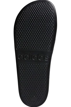Schwarz-weiße Adidas Adilette Aqua Hausschuhe