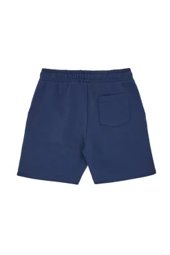 Shorts Tuta Blu Scuro con Logo Ricamato Pitt Kids PT-B-SP-05023