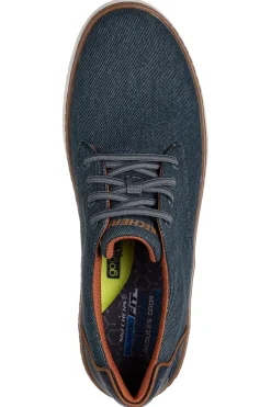 Skechers Hyland Ratner blau Leinwand Turnschuhe