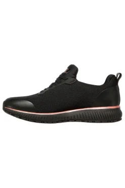 Skechers Work: Squad SR Arbeitsschuhe in Schwarz und Pink