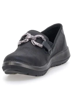 Slip on nere con accessorio decorativo Inblu 67 WG