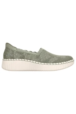 Slip on verde oliva in maglia traforata Skechers WILSHIRE BLVD TRUE CHARM