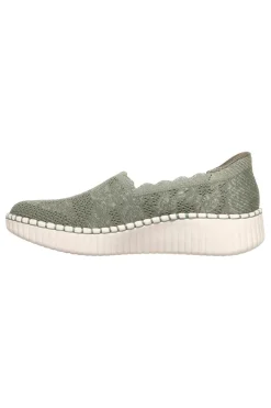 Slip on verde oliva in maglia traforata Skechers WILSHIRE BLVD TRUE CHARM