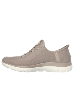 Slip-ins beige con mesh brillante Skechers Summits Classy Night