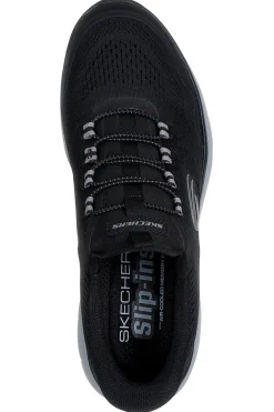 Slip-on nere vegan con suola ammortizzata Skechers Summits Top Rate