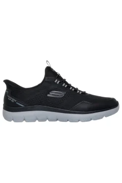 Slip-on nere vegan con suola ammortizzata Skechers Summits Top Rate
