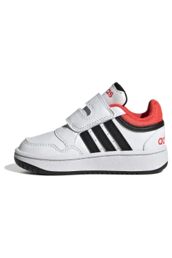 Snaekers bianche con velcro ADIDAS HOOPS 3.0