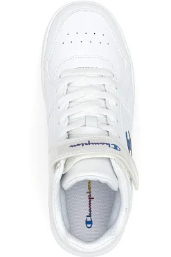 Snaekers mid-cut bianche con velcro CHAMPION RD15 MID G GS