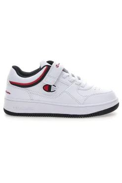 Sneaker bianco tomaia in materiale sintetico Champion Rd18 Low B Ps