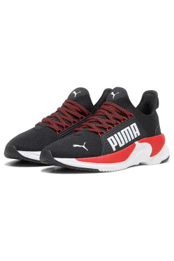 Sneaker slip op nera e rossa soletta in memory foam Puma PREMIER SLIP ON JR