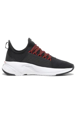 Sneaker slip op nera e rossa soletta in memory foam Puma PREMIER SLIP ON JR