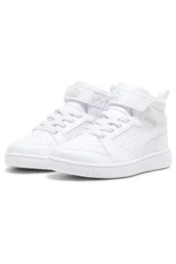 Sneakers alte bianche con strappo Puma Rebound V6 Mid AC+ PS