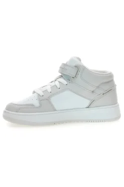 Sneakers alte bianche con logo Champion RD18 2 Mid G GS