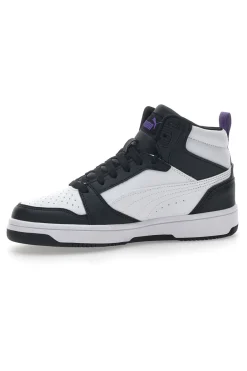 Sneakers Alte Bianche e Nere da Ragazzi Puma Rebound V6 Mid Deep Dive JR