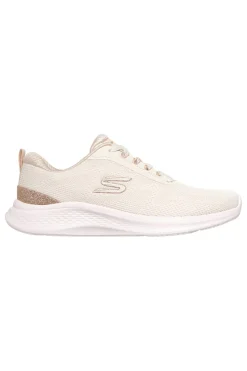 Sneakers beige con dettagli oro e Memory Foam Skechers Skech-Lite Pro 2.0 Brilliant Shimmer