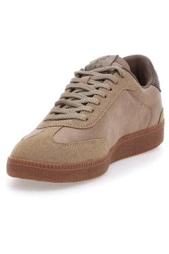Sneakers beige con dettagli marroni e suola in gomma Australian AU52M115