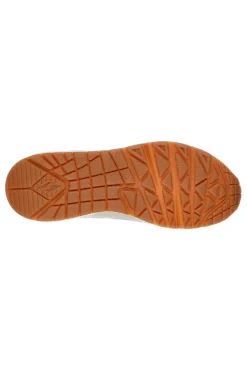 Sneakers beige con inserti in mesh e cuscinetto ad aria Skechers UNO Inside Matters