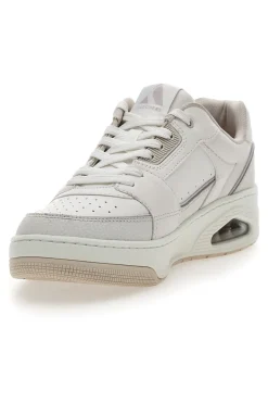 Sneakers Beige e Bianche Skechers Street Uno - Courted Style